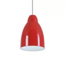Ver imagem 3 de Pendente Bala Luminária Lustre Alumínio Vermelho - Rei Da Iluminação