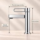 Ver imagem 7 de Torneira Daytona Cromada Baixa Aço Inox 304 Premium Goldenx