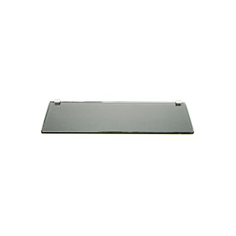 Porta Shampoo Reto em Vidro Refletivo Lapidado - Aquabox - 40cmx14cmx8mm