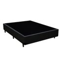 Ver imagem 1 de Cama Box Casal 138 Bello Box - Tecido Sintético Preto