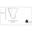 Ver imagem 2 de Lâmpada de LED GU10 Dicroica 7W Nacional 2700k Branco Quente