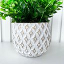 Ver imagem 2 de Decoração Rústica Sala Vaso Cachepot Triângulo de Cimento