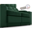 Ver imagem 7 de Sofá com Porta Copos e Carregador Usb Eureka 1,70m Assento Retrátil e Reclinável Velosuede