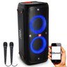Caixa de Som Jbl Partybox 300 Preta 120W Rms com 2 Microfones - 1