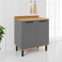 Ver imagem 1 de Balcão para Cozinha 2 Portas Castanha