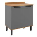 Ver imagem 2 de Balcão para Cozinha 2 Portas Castanha