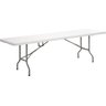 Mesa Retangular Dobrável Ao Meio 2,44M Design Exclusivo Fabricada em Aço Tampo em Polietileno - 1