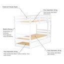 Ver imagem 4 de Treliche Infantil Dreams Madeira Maciça Branco Megamobilia