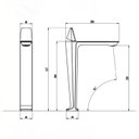 Ver imagem 5 de Torneira Banheiro Misturador Monocomando Alta Preta Ca8204pl Luuk Young