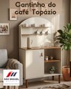 Ver imagem 2 de Armário Aparador Cantinho Café Cozinha Off White Canela