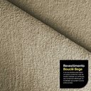 Ver imagem 3 de Kit Poltrona e Sofá Bloom 220cm 03 Lugares com Pés de Madeira Bouclê Bege - Desk Design