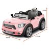 Mini Veículo Infantil Mini Cooper Conversível Rosa 6V - BelFix - 3