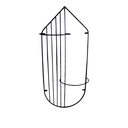 Ver imagem 2 de Aramado Para vasos de Plantas Meia Lua Para Parede