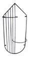 Ver imagem 2 de Aramado Para vasos de Plantas Meia Lua Para Parede