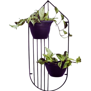 Aramado Para vasos de Plantas Meia Lua Para Parede