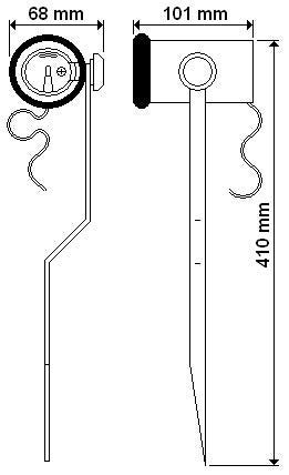 Kit 02 Luminárias Fm Cod 15 Espeto Jardim para Lâmpada Par Branco - 2