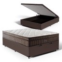 Ver imagem 1 de Cama Box Baú com Colchão de Espuma D70 Pillow In Ultra Dream Casal 138cm