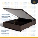 Ver imagem 5 de Cama Box Baú com Colchão de Espuma D70 Pillow In Ultra Dream Casal 138cm