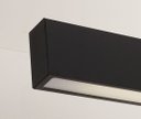 Ver imagem 3 de Luminária Pendente 1 Lâmp. Retangular 65cm Alumínio Preto Arky