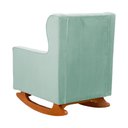 Ver imagem 5 de Poltrona Amamentação Balanço Aurora Veludo Acqua - Lm Decor
