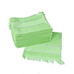 Kit 24 Toalhas Social Perfeito Estilo Verde Pistache - 1
