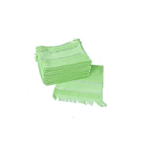 Kit 24 Toalhas Social Perfeito Estilo Verde Pistache