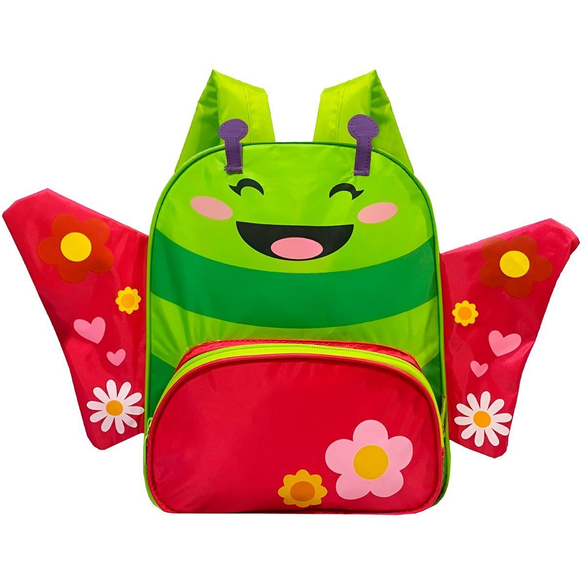 Mochila Infantil Personagens Bichinhos Escolar Borboleta - 1