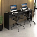 Ver imagem 3 de Mesa Escritório Plataforma 2 Lugares 1,80 Parede Caixa Tomada Atacadao Moveis Escritorio