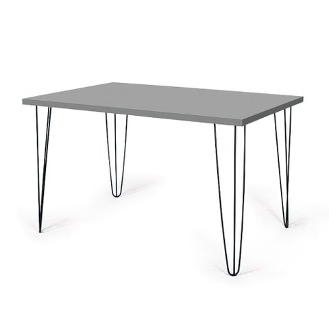 Mesa de Jantar Retangular Hairpin 130x80cm - Volpi
