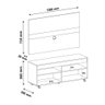 Rack com Painel e Suporte TV 47" Multimóveis CR45180 Canela - 3