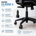 Ver imagem 5 de Kit 5 Cadeiras de Escritório Ergonômicas Diretor Confortáveis Reclináveis Netflex