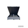 Cama Box Baú Queen Bipartido Linhão Preto Com Pistão A Gás - 2