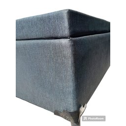 Cama Box Baú Queen Bipartido Linhão Preto Com Pistão A Gás - 5