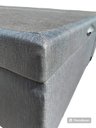 Ver imagem 4 de Cama Box Baú Queen Bipartido Linhão Preto Com Pistão A Gás