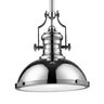 Pendente Retro Refletor Industrial Preto Loft Luminária Vintage Lustre Design Edison LM1646 - 1