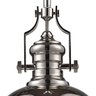 Pendente Retro Refletor Industrial Preto Loft Luminária Vintage Lustre Design Edison LM1646 - 2