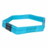 Argolas Obstaculos de Agilidade Hexagonal Training Ring Azul Turquesa 6 Unidades liveup - 2