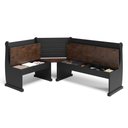Ver imagem 2 de Conjunto de Bancos com Mesa em Madeira Maciça Preto