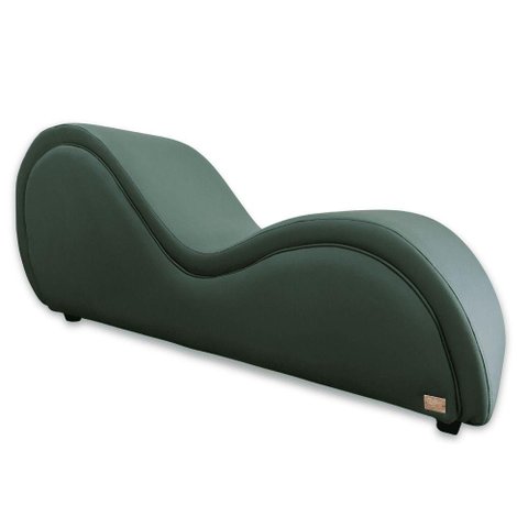 Poltrona Divã Recamier Tântrica Verde Sofá Desire