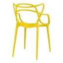 Ver imagem 4 de Kit 2 Cadeiras Masters Allegra - Amarelo