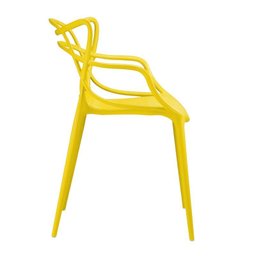 Kit 2 Cadeiras Masters Allegra - Amarelo - 3 Kit 2 Cadeiras Masters Allegra - Amarelo - 3