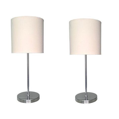 Kit 2 Luminaria Abajur Cúpula Creme Eco Plus Quarto Cabeceira Life Cor:cúpula Creme