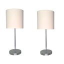 Ver imagem 1 de Kit 2 Luminaria Abajur Cúpula Creme Eco Plus Quarto Cabeceira Life Cor:cúpula Creme