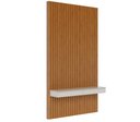 Ver imagem 2 de Aparador com Painel Ripado e 2 Gavetas Slim 140cm