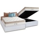 Ver imagem 1 de Cama Box Baú Casal + Colchão Molas Bonnel Anjos King Best