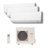 Ar-Condicionado Multi Tri Split Inverter Fujitsu 3X9.000 BTUs Quente/Frio 220V 1F Aobg24Lat3 - 1