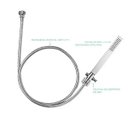 Ver imagem 3 de Ducha Chuveiro Quadrado Slim Led + Braço 40 Cm + Chuveirinho