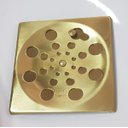 Ver imagem 1 de Ralo Grelha 15cm Quadrado C/Fechamento sem Caixilho Latão Dr Sccf150Qudr