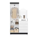 Ver imagem 3 de Gaveteiro Anita Branco/Titanium Rosa Azul com Nicho