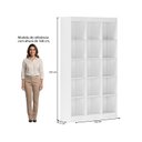 Ver imagem 3 de Guarda-Roupa 3 Módulos Nicho Estante 5 Prateleiras Versatille
